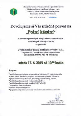 Olomouc Polni kazani 2015