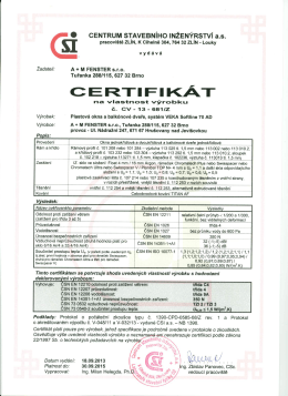 Certifik&aacute;t