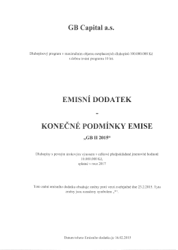 konečné emisn ípodmínky - oprava