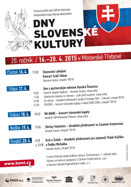 Dny slovenske kultury 15n