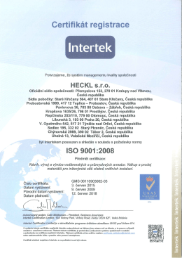 lntertek - HECKL sro