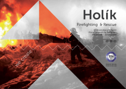 Obuv pro hasiče – katalog 2015