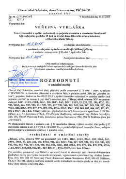 Obecn&iacute; &uacute;řad Sokolnice, okres Brno