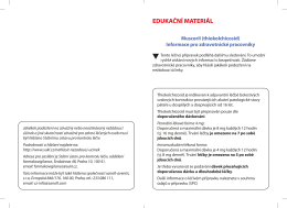 Muscoril - Informace pro zdravotnické pracovníky
