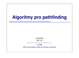 Algoritmy pro pathfinding