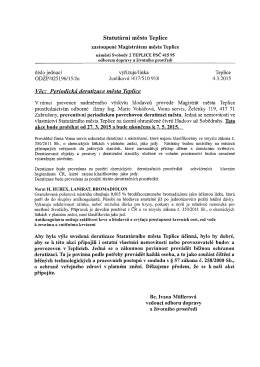 Statut&aacute;rn&iacute; město Tepiice