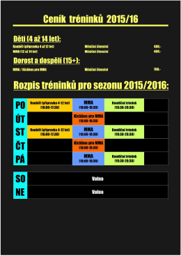 cen&iacute;k tr&eacute;ninků 2015/16
