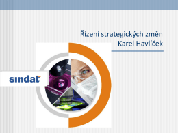 Karel Havlíček - Strategické řízení v SMEs
