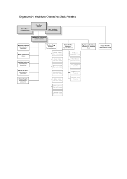 Organizační struktura Obecního úřadu Vestec