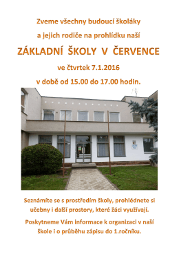 Pozv&aacute;nka - prohl&iacute;dka &scaron;kolyx