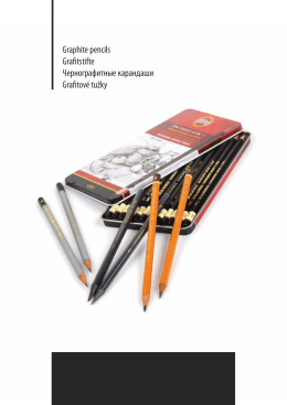 Graphite pencils Grafitstifte Чернографитные карандаши Grafitové