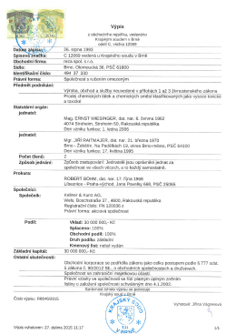 vypis z OR 27.4.2015