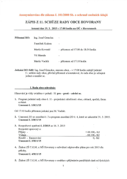 usnesen&iacute; z 11. RO