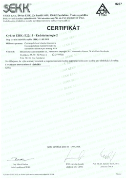 CERTIFIK&Aacute;T - Středomoravsk&aacute; nemocničn&iacute;