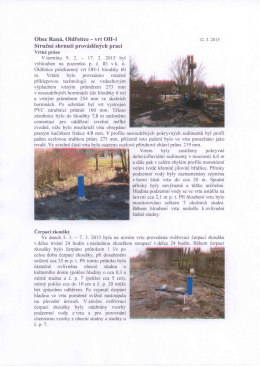 Vrt OH-1 Oldřetice 12.3.2015