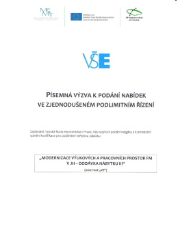 Vyzva SIGNED - E-ZAK VSE - Vysoká škola ekonomická v Praze