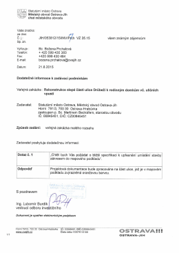 “i ` úřad městského obvodu - Profil Zadavatele