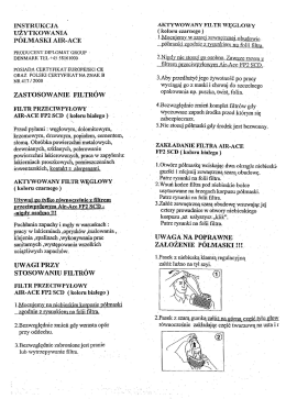 Instrukcja uzytkowania