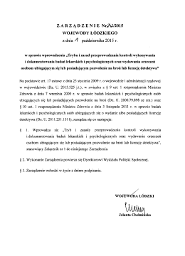 zARzĄDzENlE Nam/2015