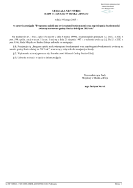 Uchwala Nr V/55/2015 z dnia 19 lutego 2015 r. - Busko