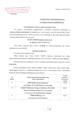 ` ` SKU SP. Z 0.0. `ZP1TAL POWIM OWY W PUŁTU I