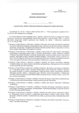 rozporządłenie ministra &scaron;rodohfiska