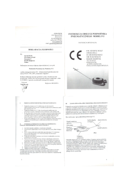 pobierz instrukcję obsługi podnośnika P2 w PDF