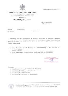 Badanie zwierząt