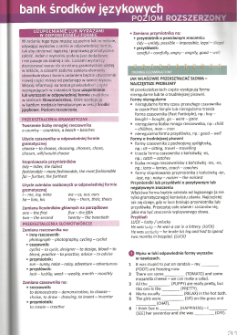 W ODPOW DNIEJ FORMIE W zadaniu tego typu musisz uzupełnić
