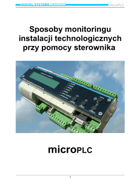 Monitoring microPLC.