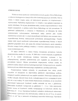 STRESZCZENIE Wiedza na temat możliwości wykorzystania żywych