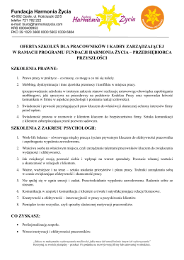 Oferta Szkoleń (plik PDF)