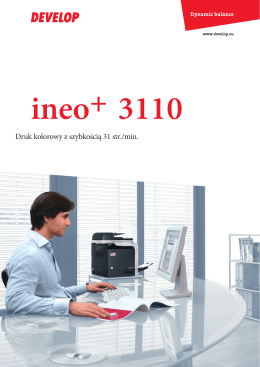 ineo+3110 broszura - printservice.com.pl