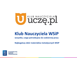 Klub Nauczyciela na uczę.pl