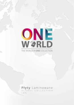 Płyty Laminowane One World CollectionUlotka (12 stron)