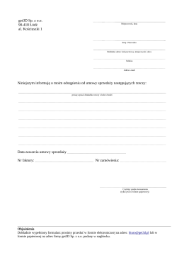 Wzór formularza odstąpienia od umowy w formacie PDF