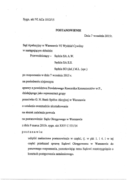 postanowienia z uzasadnieniem