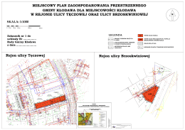 miejscowy plan zagospodarowania przestrzennego gminy kłodawa