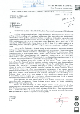 Decycja URE 9.07.2015 zmiana taryf