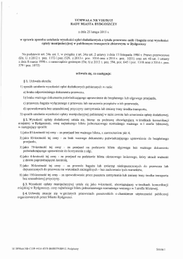 Uchwała Nr VIII.50.15 dot. sposobu ust. opłat dodatkowych
