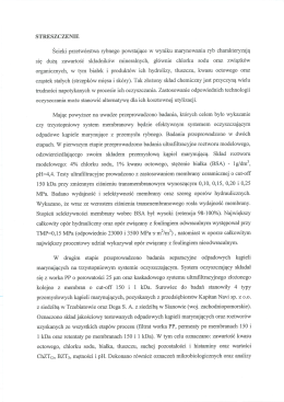 STRESZCZENIE Ścieki przetw&oacute;rstwa rybnego powstające w wyniku