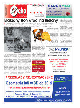 Blaszany słoń wróci na Bielany