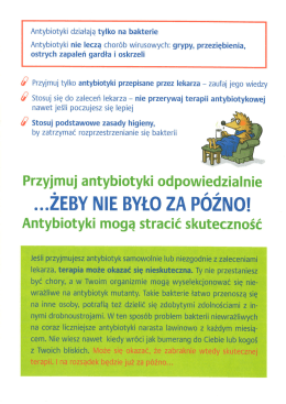 Antybiotyki działają tylko na bakterie