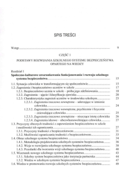 spis treści