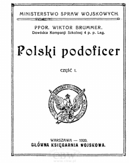 Polski podoficer cz. I (1920)