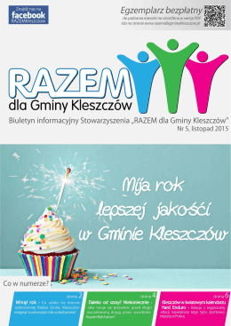 Biuletyn informacyjny Stowarzyszenia