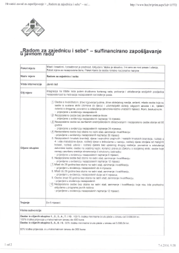 rad za zajednicu i sebe