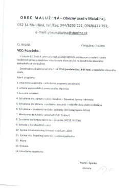 PDF - Obec Malužin&aacute;