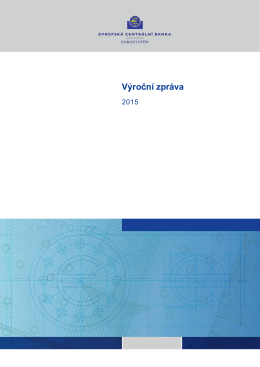 Výroční zpráva - European Central Bank