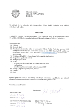 ke stažení ZDE - Velké Pavlovice